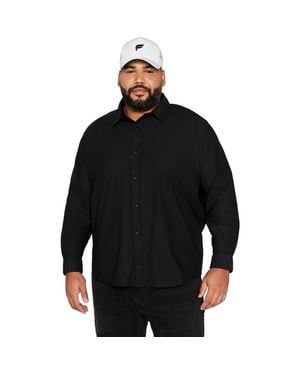 Fabletics The Don Long Sleeve Button Up - Black