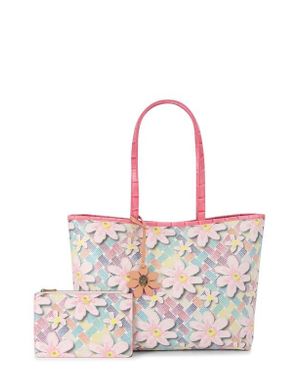 Kurt Geiger Camden Coated Canvas Shopper Bag - White