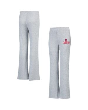 Concepts Sport St. Louis Cardinals Juniper Rib Knit Flare Sleep Pants - Blue