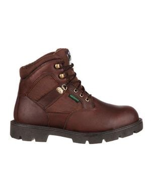 Georgia Boot Homeland Steel Toe Waterproof Work Boot - Brown