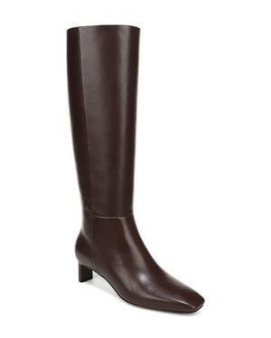 Vince Lilith Tall Leather Boot - Brown