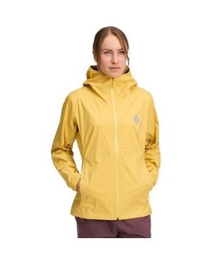 Black Diamond Fineline Stretch Rain Shell - Yellow