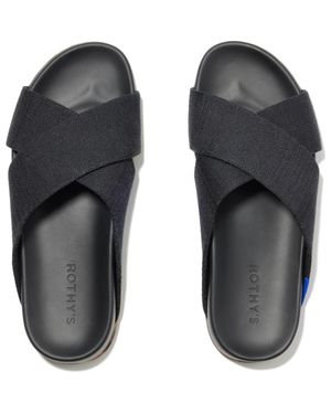 Rothy's The Weekend Slide - Black