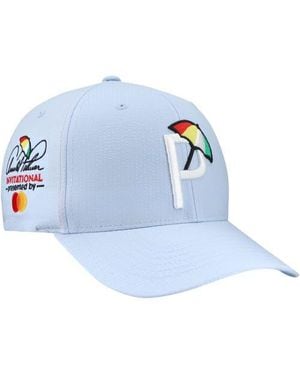 PUMA Arnold Palmer Invitational Seersucker Adjustable Hat - Blue