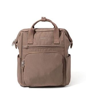 Baggallini Securtex Anti-Theft Windsor Backpack - Brown