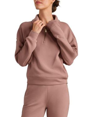 Rhone Dreamglow Half Zip - Brown