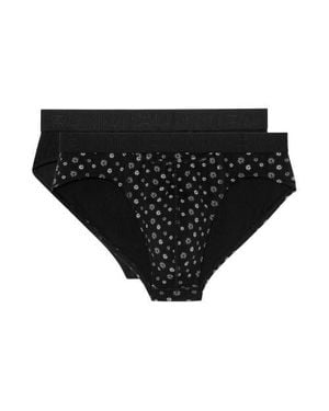 HOM USA Joan #2 Mini Briefs Ho1 2-Pack - Black