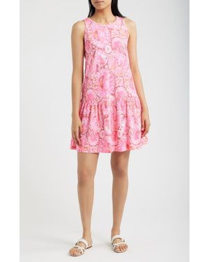Lilly Pulitzer Dixi Cotton Jersey Minidress - Red
