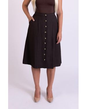 Aam The Label The Wool Midi Skirt - Black