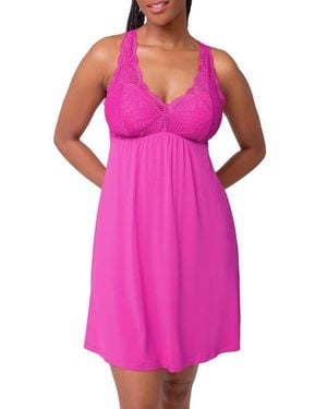 Fleur't Belle Poque Racerback Chemise - Pink