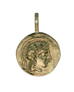 ALBISIA Athena Coin Pendant - Metallic