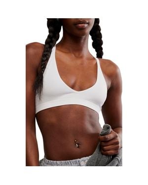 Free People Strappy Back Rib Bra - Brown