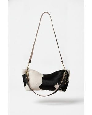 BeAlice Leather Shoulder Bag - White