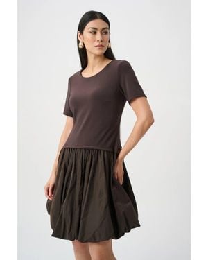 Joseph Ribkoff Silky Knit & Memory Fit And Flare Dress - Multicolor