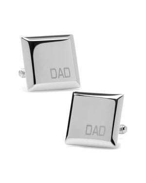 Cufflinks Inc. Dad Cuff Links - White