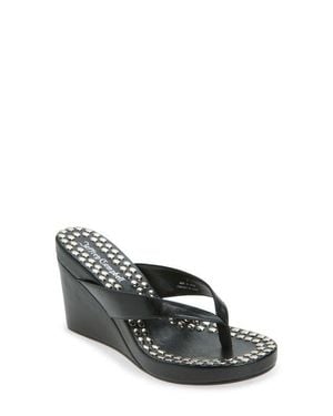 Jeffrey Campbell Liezel Platform Wedge Flip Flop - Gray