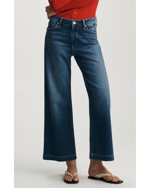 Mavi Paloma Mid Rise Wide Leg Jeans - Blue