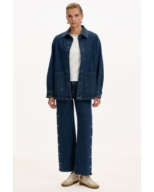 Exquise Jazmyne Denim Jacket - Blue