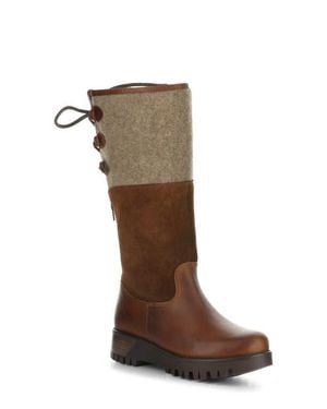Bos. & Co. Goose Primaloft Waterproof Boiled Wool Mid Calf Boot - Brown