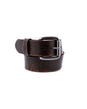 Bed Stu Drifter Leather Belt - Black