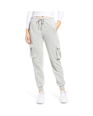 KUWALLA Double Cargo Pocket Sweatpants - Gray