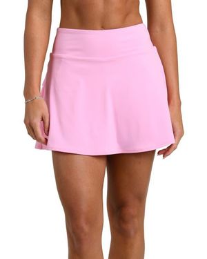 La Blanca Ruffle Trim Active Skort - Pink