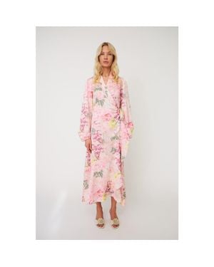 Crās Lara Floral Wrap Dress - Pink