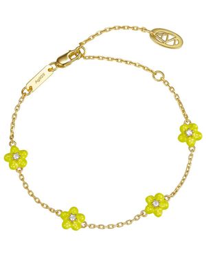 Anna Zuckerman Petit Daisy Bracelet - Blue