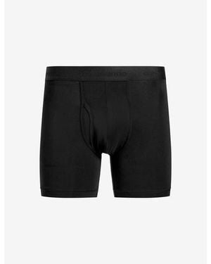 Commando Essential Modal Relaxed Boxer Brief With Fly - Black