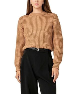 English Factory Crewneck Crop Sweater - Black