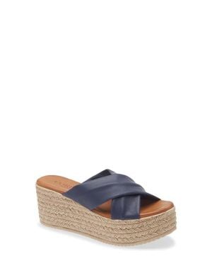 Cordani Bella Espadrille Wedge Sandal - Blue