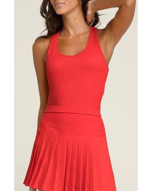 Wilson Everyday Rib Bra Tank - Red