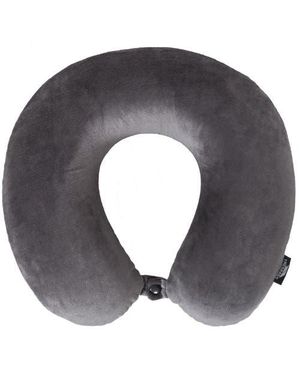 Trespass Memow Memory Foam Travel Neck Pillow - Gray