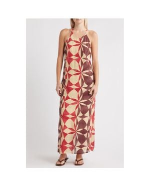Next Floral Maxi Slipdress - Red