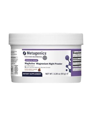 Metagenics Magactive Magnesium Night Powder Sleep Support Supplement - Multicolor