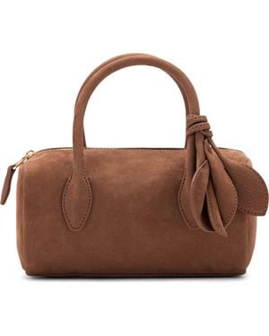 Mango Top Handle Bag - Brown