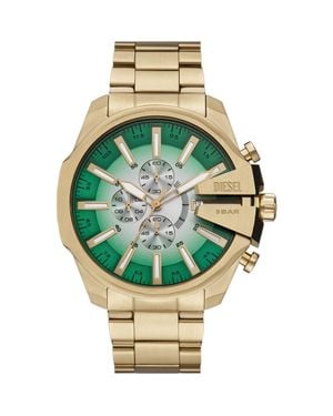 DIESEL Mega Chief Goldton Chronograph Bracelet Watch, 48Mm - Metallic