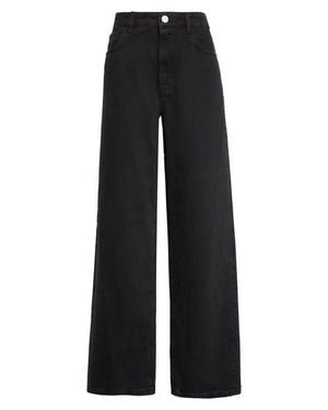 Rohe Bruun Baggy Wide Leg Jeans - Black