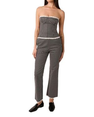 WeWoreWhat Crop Straight Pant - Gray