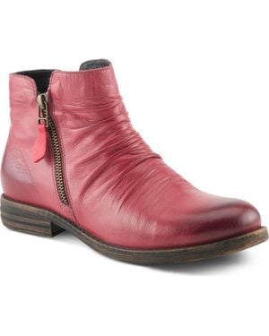Spring Step Marquis Short Boot - Red