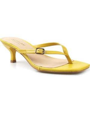 Artisan — Crafted by Zigi Marianna Kitten Heel Thong Sandal - Yellow