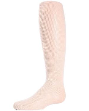 Memoi Kid's Mini-Net Fishnet Tights - Pink
