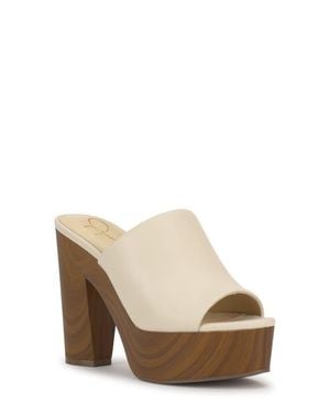 Jessica Simpson Shelbie Platform Slide Sandal - White