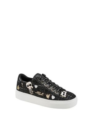 KARL LAGERFELD Cate Pins Sneaker - Black