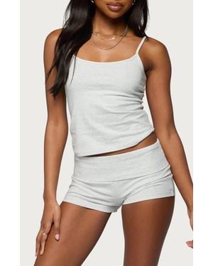 Edikted Palo Crop Camisole - White