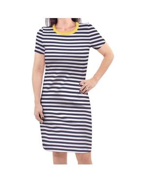Touched By Nature T-Shirt Dress - Blue