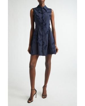 Jason Wu Sleeveless Fil Coupé Minidress - Blue