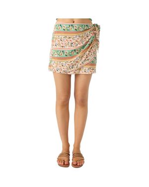O'neill Sportswear Yara Wrap Miniskirt - Yellow