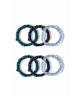 Drowsy Sleep CO Skinny Scrunchie Set - Blue