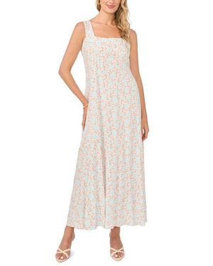 Vince Camuto Print Sleeveless Maxi Dress - Natural